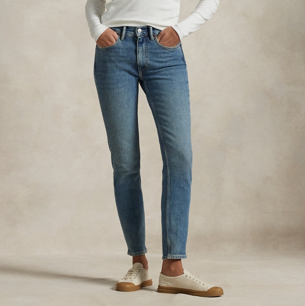 Polo Ralph Lauren Tompkins Mid Rise Skinny Women's Jeans